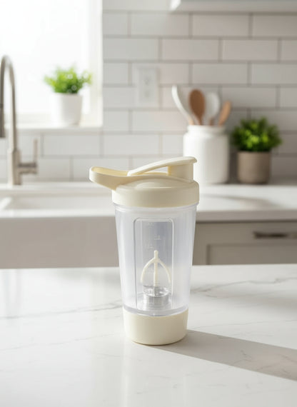 400ML 14Oz Electric Protein Powder Mixing Cup Automatic Shaker Mixer Shake Bottle Milk Coffee Blender Kettle Fro Gym 1200Mah