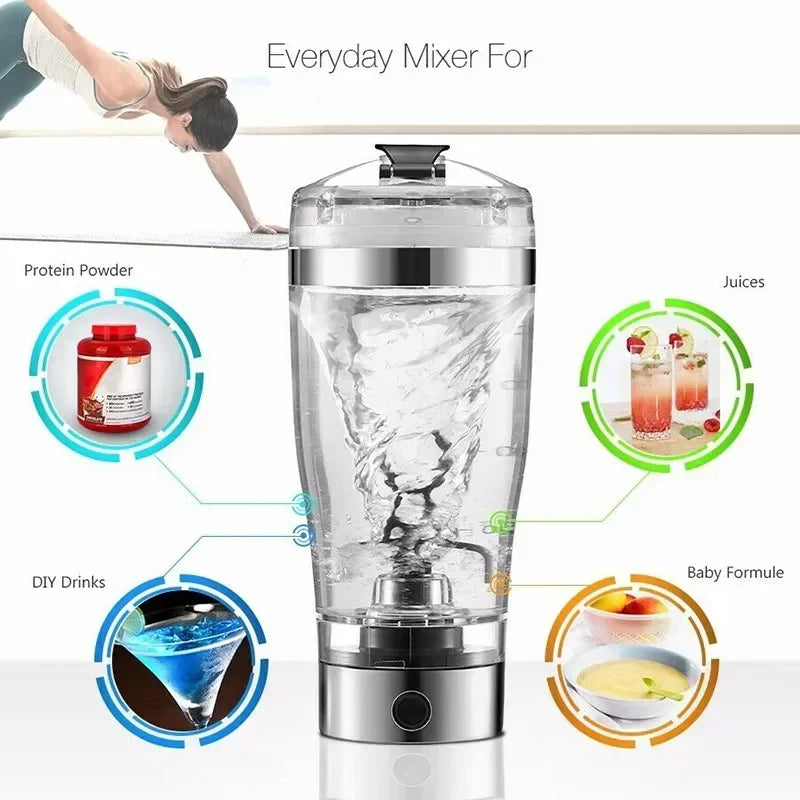 Elektrischer Protein-Shake-Rührer, Usb-Shake-Flasche, Milch, Kaffee, Mixer, Wasserkocher, Sport Und Fitness, Aufladen, Elektrischer Shaker-Becher